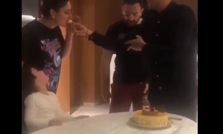 तैमूर ने जोर से गाया बर्थडे सॉन्‍ग, पापा सैफ बोले- 
